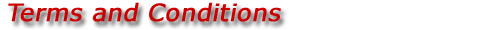 Terms and Conditions